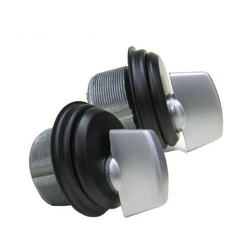 Kenaurd ZINC Mortise Cylinder - 1" - Anodized Bronze - Thumb Turn - (2-Pack)