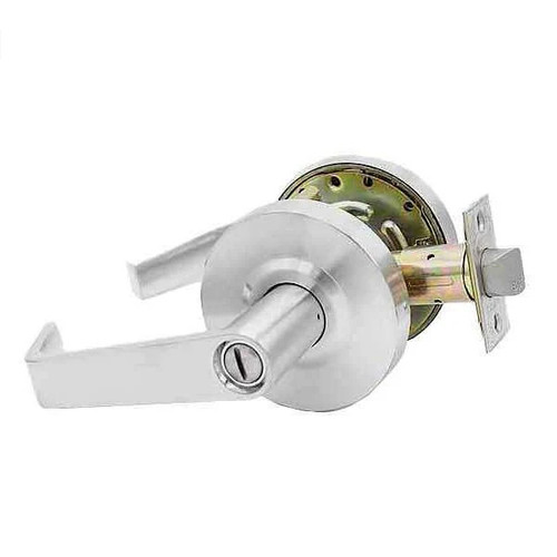 Kenaurd Commercial Lever Set Handle - 2-3/4” Standard Backset - Satin Chrome - Privacy - Grade 2