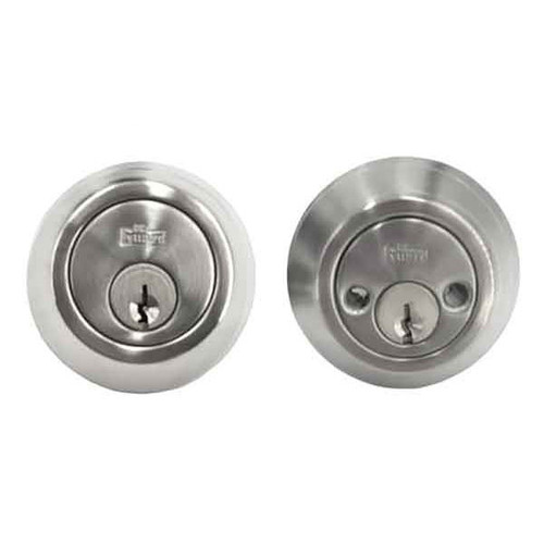 DeGuard Heavy Duty Double Cylinder Deadbolt Lock - Stainless Steel Finish