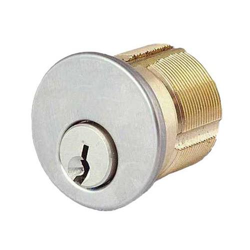 Kenaurd Premium Mortise Cylinder - 1-1/4" - 26D - Satin Chrome - (KW1)