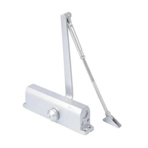 DeGuard Hydraulic Door Closer - Back Check Function - PA Bracket/Regular/Top Jamb - Size 4 - Satin Nickel - Grade 1