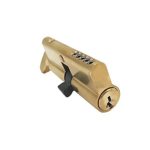 Kenaurd Profile Cylinder – Single Sided – Thumb Turn – US3 – Polished Brass - (KW1) ( 2-3/4" 70mm )