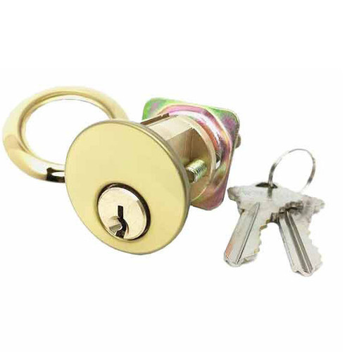 Kenaurd Premium Rim Cylinder - US3 - Polished Brass (KW1) 