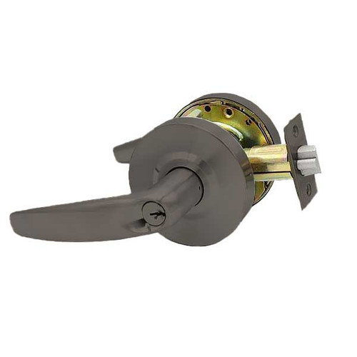 Kenaurd Commercial Lever Set Handle - Contemporary Design - 2-3/4” Standard Backset - Oil Rubbed Bronze - Entrance - Grade 2