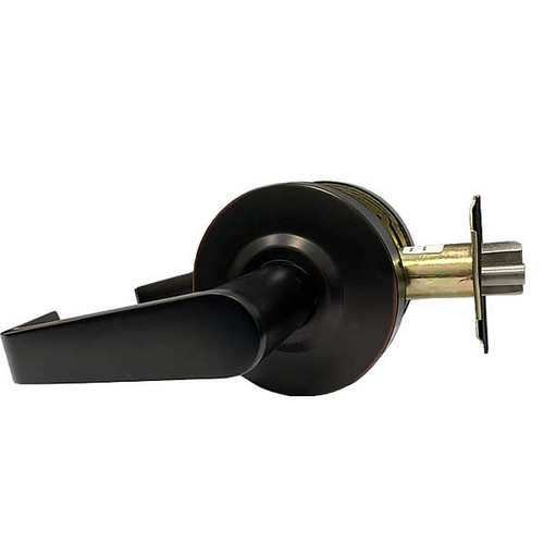 Kenaurd Commercial Lever Set Handle - 2-3/4” Standard Backset - Oil Rubbed Bronze - Passage - Grade 2