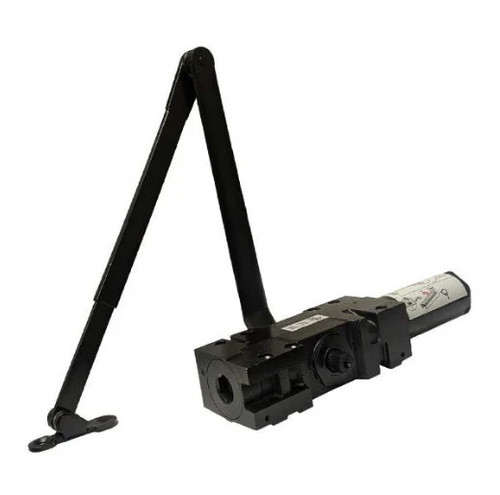 DeGuard Hydraulic Door Closer - Back Check Function - PA Bracket/Regular/Top Jamb - Adjustable Size 1-6 - Plastic Cover - Duradonic - Grade 1