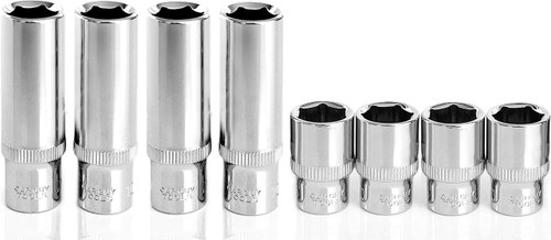 KEYSENTIALS 10mm Socket Eight Pack (1/4" Drive, Multi-Type)