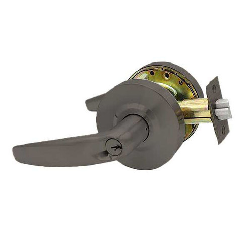 Kenaurd Commercial Lever Set Handle - Contemporary Design - 2-3/4” Standard Backset - Oil Rubbed Bronze - Storeroom - Grade 2