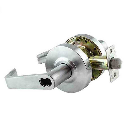 Kenaurd Commercial Lever Set Handle - SFIC IC Core - 2-3/4” Standard Backset - Satin Chrome - Entrance - Grade 2