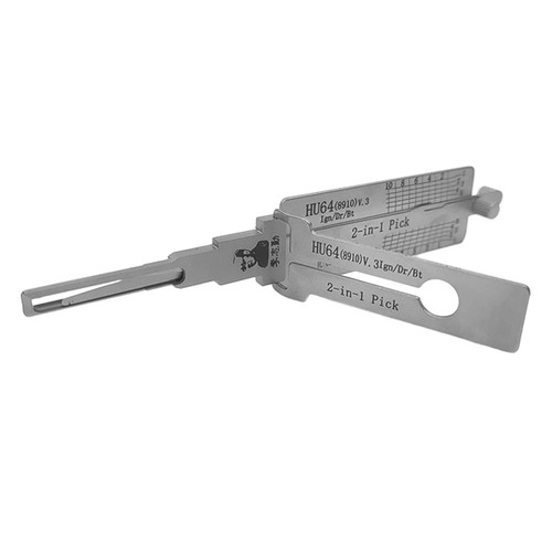 (PREORDER) Original Lishi HU64-8910-AG - HU64 Pick and Decode All 8, 9 and 10 Cuts Locks
