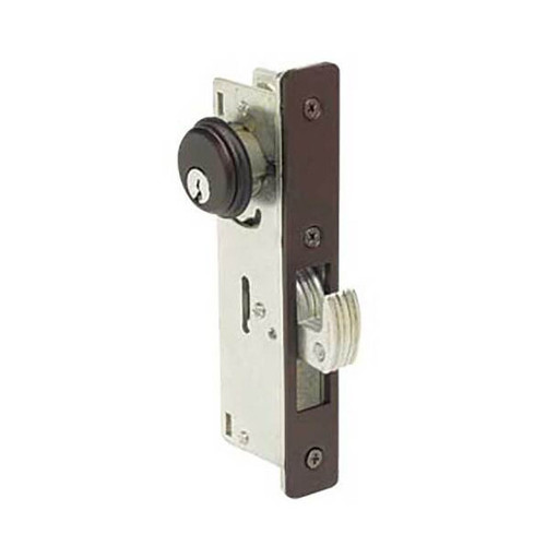 TELL PRO LINE 1-1/8 Storefront Hookbolt Mortise Lock Non-Handed Aluminum & Duranodic