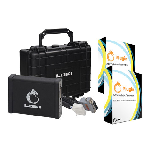 LOKI Tesla Diagnostics Bundle - Base Tool + Model X & Model 3 Plug-Ins - Live Data & Free Update