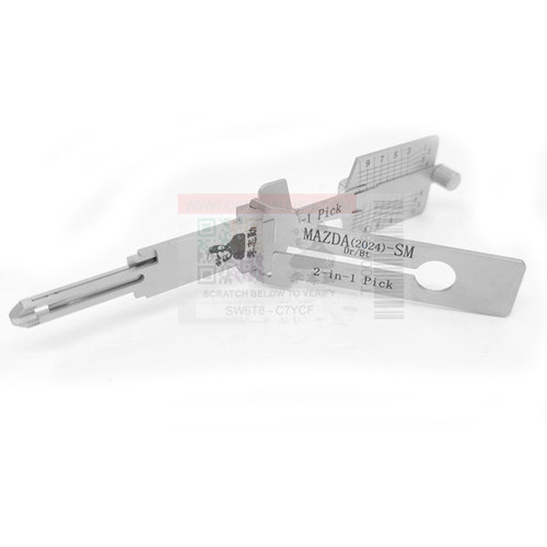ORIGINAL LISHI - 2024+ Mazda CX-30 2-In-1 Pick & Decoder MAZDA2024-SM / 10-Cut / Door / Boot, Anti-Glare