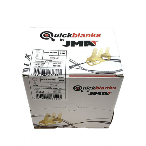 JMA KW1-1KE-NP Key Blanks (250 PACK)