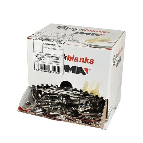 JMA SLG-3E-NP, SC1 Nickel Finish Key Blank, 250 Pack