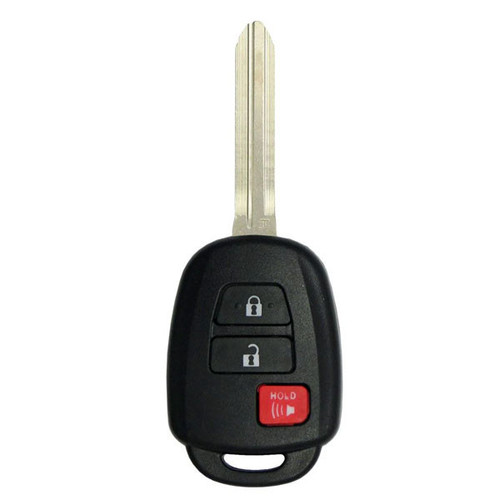 Toyota 3 Button Remote Head Key H Chip, HYQ12BDP, 89070-0R130, 315 MHz - Aftermarket
