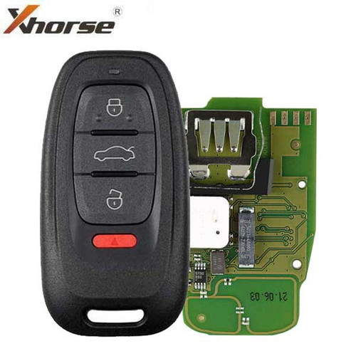 XHorse - Audi 4 Button Universal Smart Key - Comfort Access - BCM2, 754J, XSADJ1EN