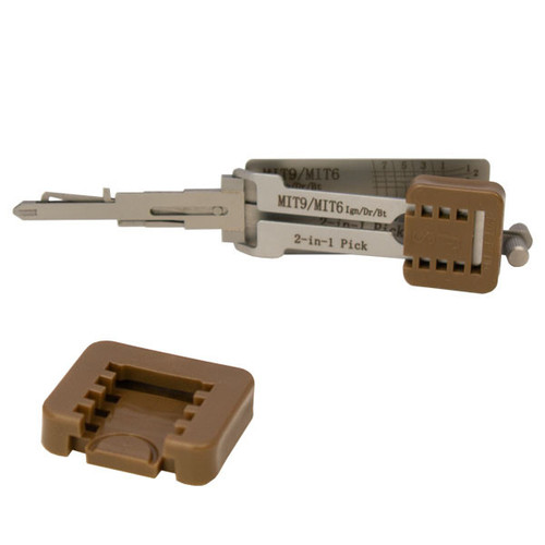 Finger Saver Thumb Brace Support for Original Lishi Pick Tools (Brown)