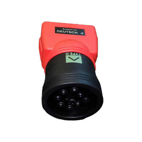 Autel Deutsch 9-pin Adapter for use with Autel Diagnostic Machines - Works with MS906CV, MS908CV and MS909CV