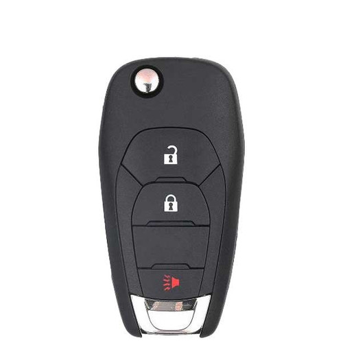 Chevrolet 3 Button Remote Flip Key LXP-T004, 13514112, 433 MHz - Aftermarket