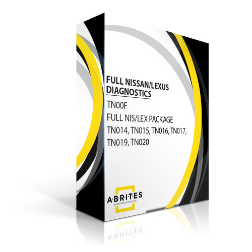 ABRITES NN010 Full Software Package for Nissan/Lexus Vehicles - TN014, TN015, TN016, TN017, TN019, TN020