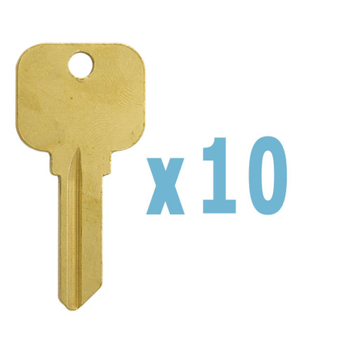 Keyless2Go Schlage SC1 1145 5-Pin Key Blank Brass Neuter Bow Key - 10 PACK