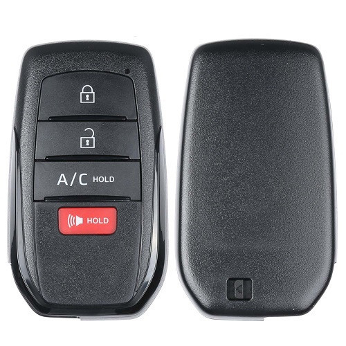 Toyota 4 Button Proximity Smart Key Shell HYQ14FBX 8990H-42510 Aftermarket Toyota 4 Button Proximity Smart Key Shell HYQ14FBX 8990H-42510 Aftermarket