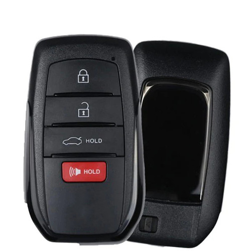 Keyless2Go Toyota 4 Button Smart Key HYQ14FBX 8990H-30190 315 MHz, Premium Aftermarket