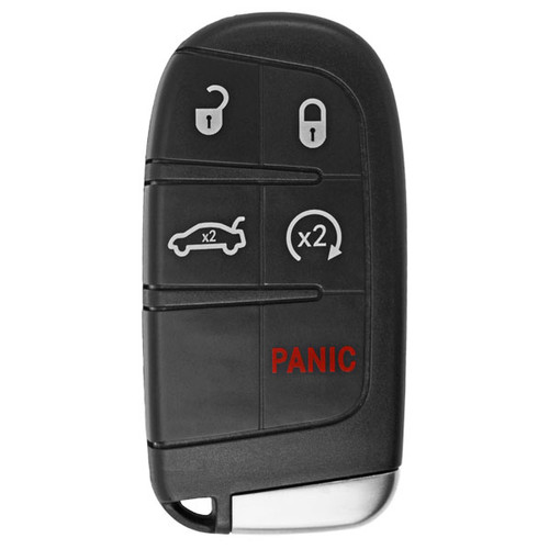 Keyless2Go Chrysler 5 Button Smart Key (Version 2) M3N-40821302, 56046759AF, 433 MHz - Premium Aftermarket