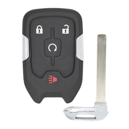 Keyless2Go Chevrolet, GMC 4 Button Smart Key HYQ1ES 13533423, 13547798, 433 MHz - Premium Aftermarket