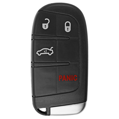 Keyless2Go Chrysler, Dodge 4 Button Smart Key (Version 2) M3N-40821302, 56046758AF, 433 MHz - Premium Aftermarket