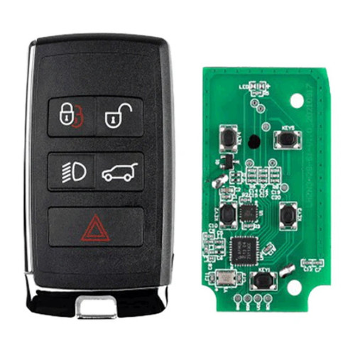 Lonsdor Jaguar / Land Rover 5-Button Reusable / Modifiable Smart Key For K518USA & KH100+