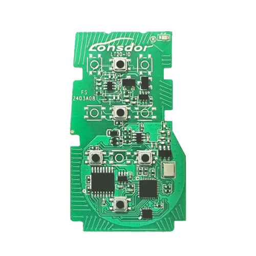 Lonsdor Toyota 5 Button Smart Key 8A-BA PCB Board Switchable Frequency for K518, K518PRO & KH100+
