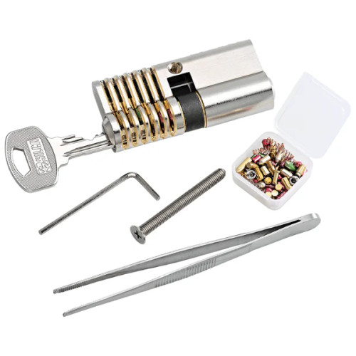 Multipick TCSS6-SET 6 pin advanced Euro Profile Training Lock set + Pinning kit