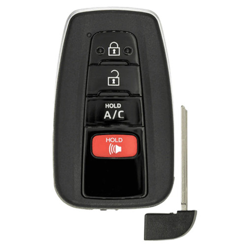 Keyless2Go Toyota Prius Prime 4 Button Smart Key HYQ14FBE, 89904-47460, 315 MHz - Premium Aftermarket