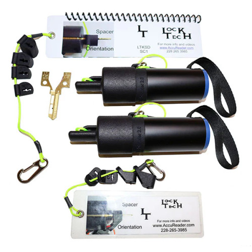 Accureader LTKSD2-2Xcase - 2 LT Kwikset SmartKey Decoders 2.0 / One of KW1 and One of SC1 Key Profiles / Accessories & Protective Carry Case