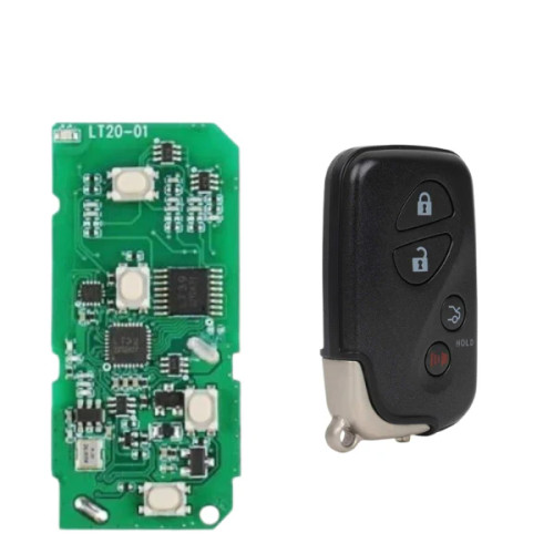 Lonsdor 4 Button Universal Remote Smart Key for Toyota / Lexus K518S, K518ISE & KH100+ Switchable Frequency