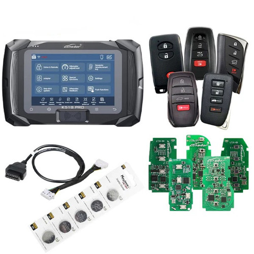 Lonsdor K518 PRO FCV Programmer All Keys Lost Remote Bundle For Toyota And Lexus