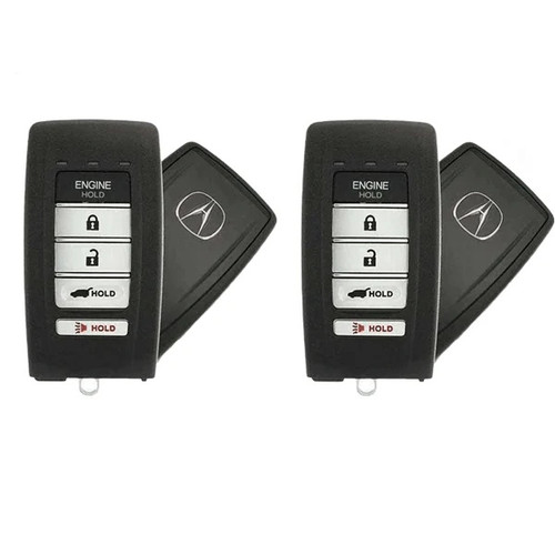 Acura 5 Button Driver 1 & 2 Smart Keys KR537924100, 72147-TZ6-A51, 72147-TZ6-A61, 902 MHz  (2 PACK) - New, OEM