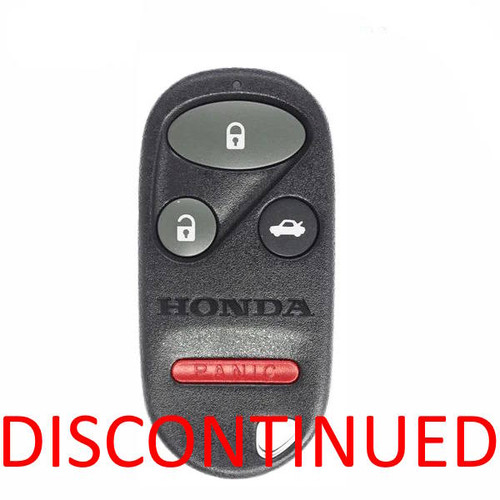 DISCONTINUED Honda 4 Button Remote KOBUTAH2T 1.1, 72147-S84-A03, 315 MHz - New ,OEM