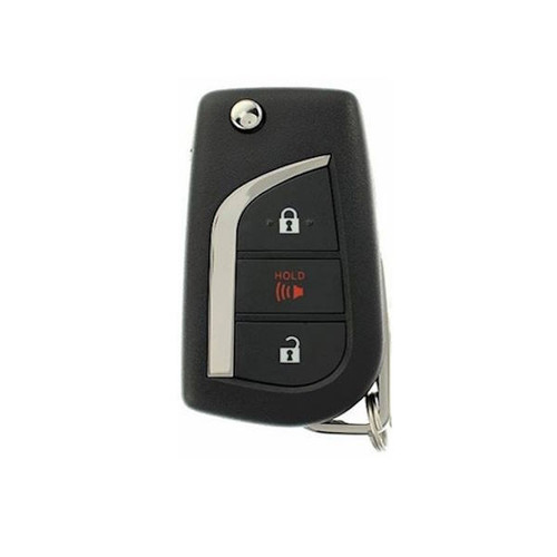 3 Button Replacement Shell for Toyota Remote GQ4-73T, Standard Aftermarket