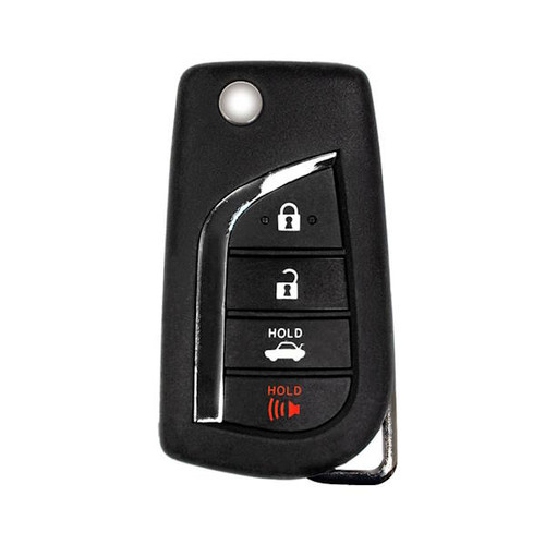 4 Button Replacement Shell for Toyota Remote GQ4-73T, Standard Aftermarket