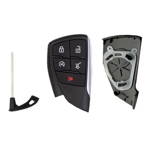 GM, Honda, Acura 5 Button Smart Key Shell Replacement Case YGOG21TB2 - Aftermarket