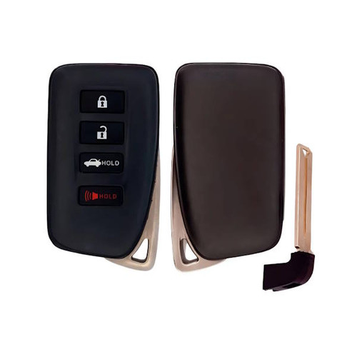 Keyless2Go Replacement Lexus 4 Button Smart Key HYQ14FLB, 89904-53E70, 315 MHz - Premium Aftermarket