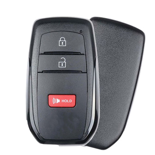 Keyless2Go Replacement Toyota 3 Button Smart Key HYQ14FBX 8990H-47120 315 MHz, Premium Aftermarket, New