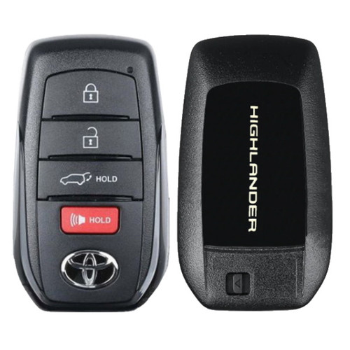 Toyota Highlander 4 Button Proximity Smart Key HYQ14FBX, 8990H-0E600, 315 MHz - Refurbished, Grade A