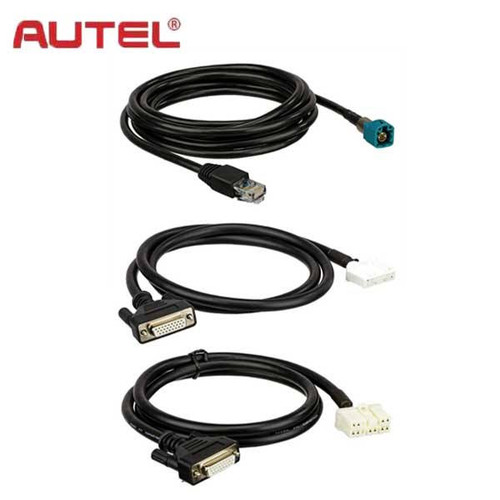 Autel - TESKIT - Diagnostic Adapter Cables for Tesla S / X Models Work - Works with MaxiSYS Ultra / MS909 / MS919 Tablet