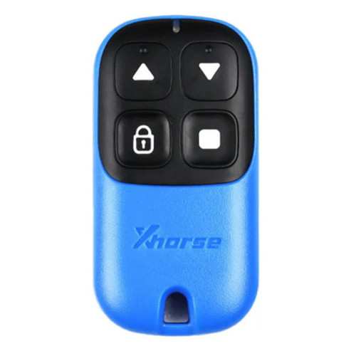 XHorse - 4-Button Garage Door Remote Blank - Blue Finish (Wired) (XKXH04EN)