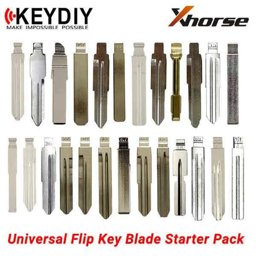 Flip Key Blades STARTER PACK For Xhorse / KEYDIY Universal Flip Key Remotes