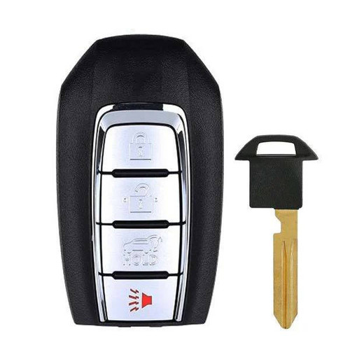 Replacement Infiniti 4 Button Proximity Smart Key Shell KR5TXN7, 285E3-9NR4A, 433 MHz, Aftermarket